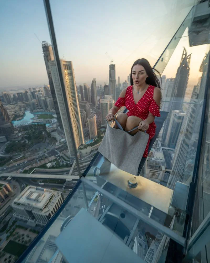 <span>Day 05</span>Sky View Observatory Deck + Glass Slide