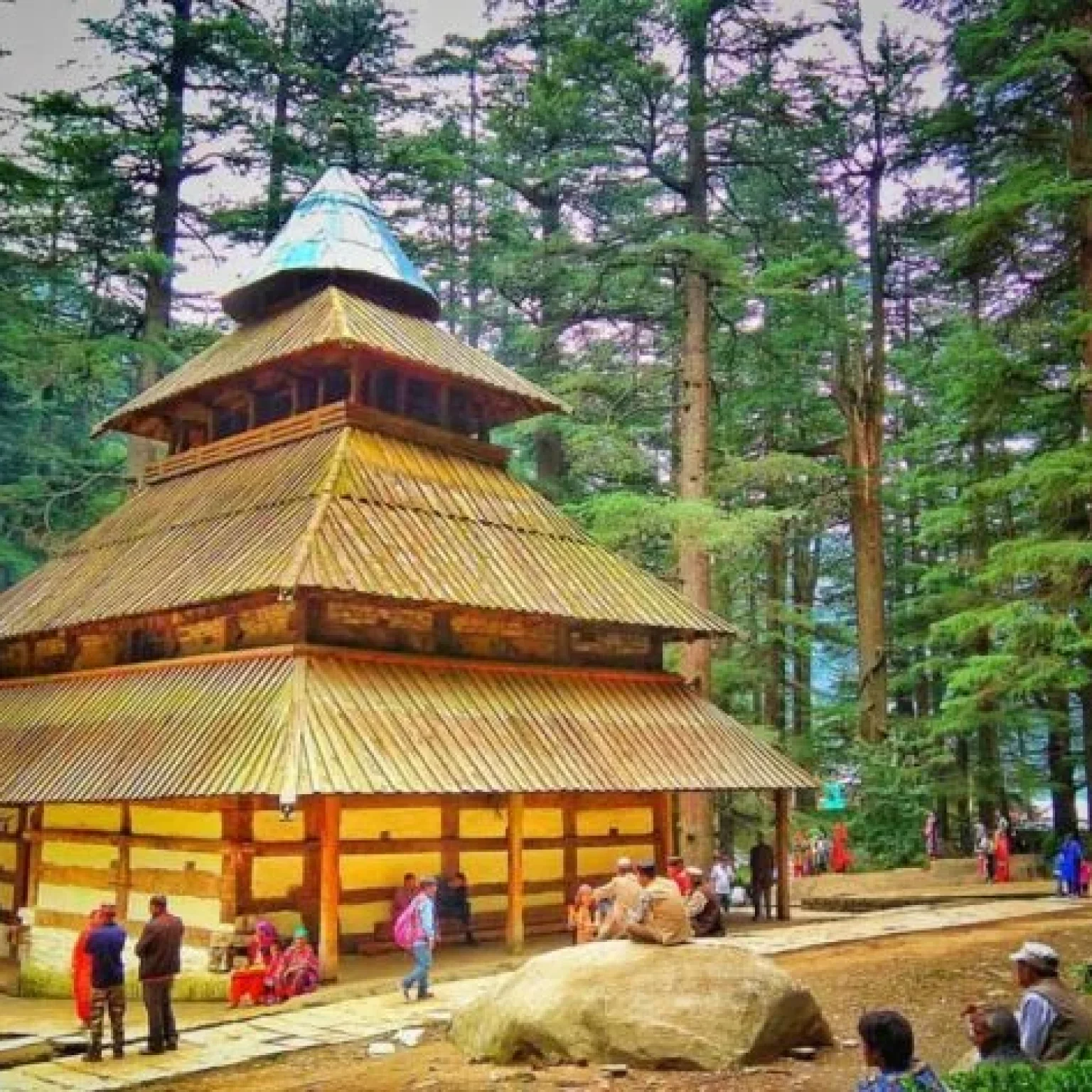 hidamba-temple-mountain-forest-manali-Himachal